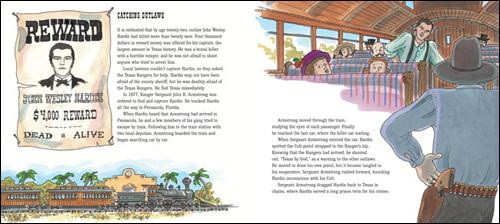 inside pages of The Texas Rangers: Legendary Lawmen