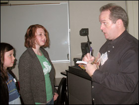 Michael Spradlin - school visit