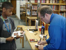 Michael Spradlin - school visit 